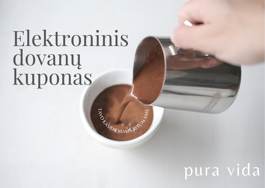 Pura Vida dovanų E-kuponas