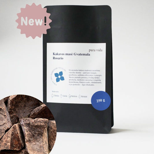 Rūšinė kakavos masė - Gvatemala Rosario
