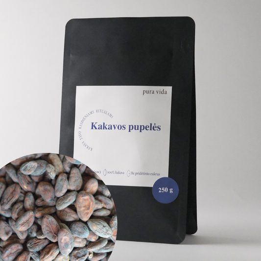 raw kakavos pupelės iš Kosta Rikos