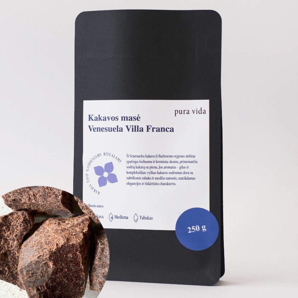 Rūšinė kakavos masė Venesuela Villa Franca