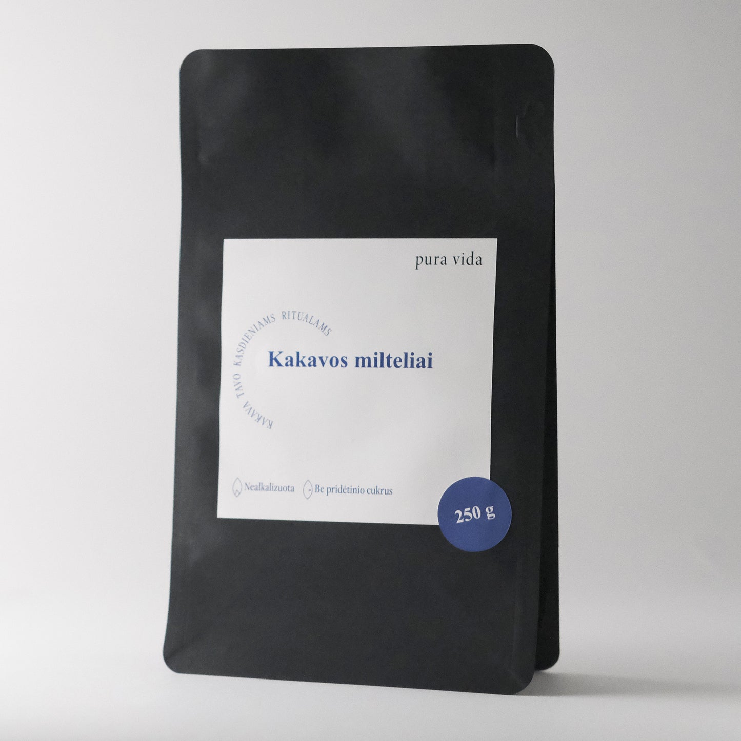 nekepinti kakavos milteliai