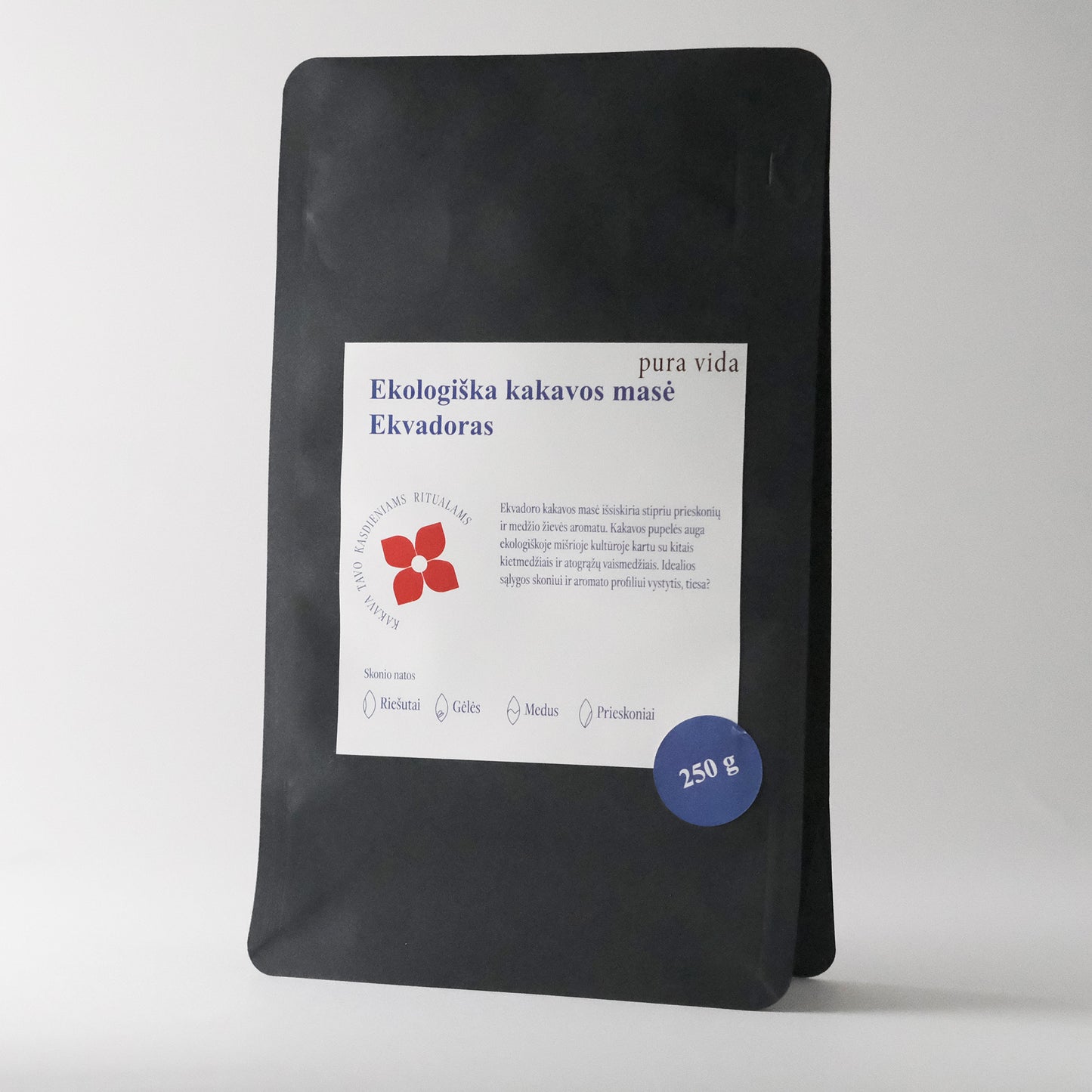 Ekologiska kakavos mase is Ekvadoro