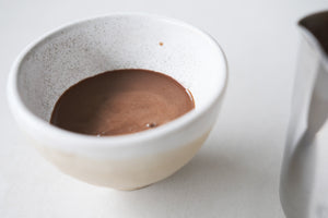 Thick cocoa shot with vanilla and cayenne 🌶️ 