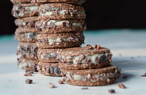 Biscuits with cocoa pieces