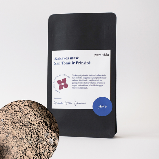 Rūšinė kakavos masė San Tomė ir Prinsipė (malta)