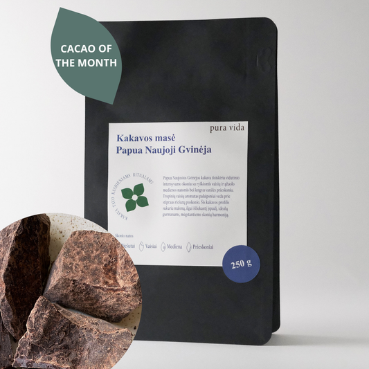 Rūšinė kakavos masė - Papua Naujoji Gvinėja