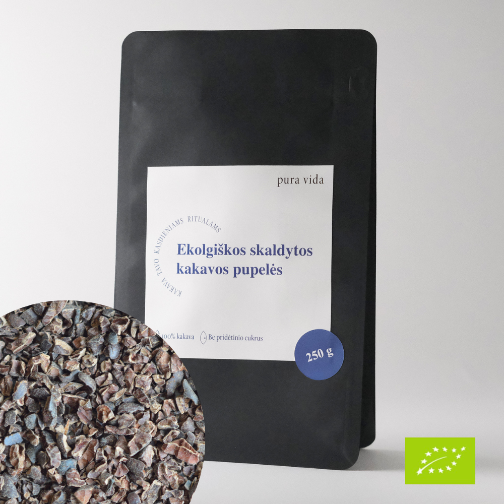Ekologiškos skaldytos kakavos pupelės - Peru